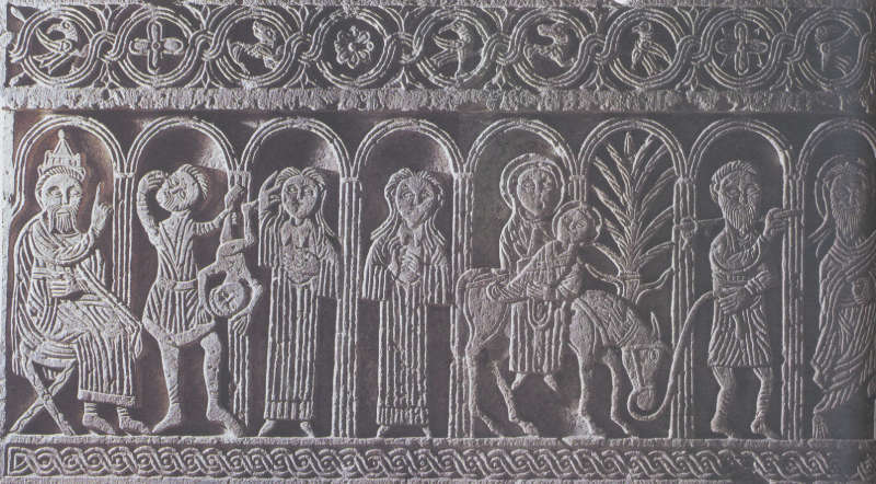 Reljef s oltarne pregrade Sv. Nediljice iz 11. st.